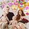 Happy Mother’s Day Balloons – 12PCS Premium Aluminum Foil Balloons | Large Heart & Themed Party Decorations